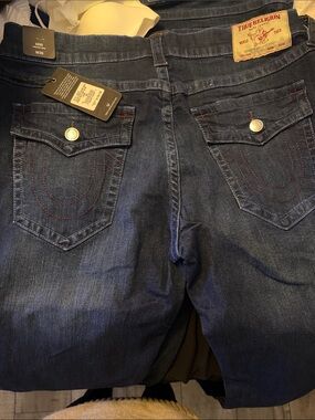 True Religion Men’s Dark Indigo Relaxed Fit Jeans